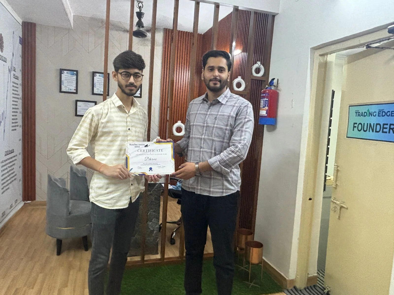 Student with Trading Smart Edge certificate 1