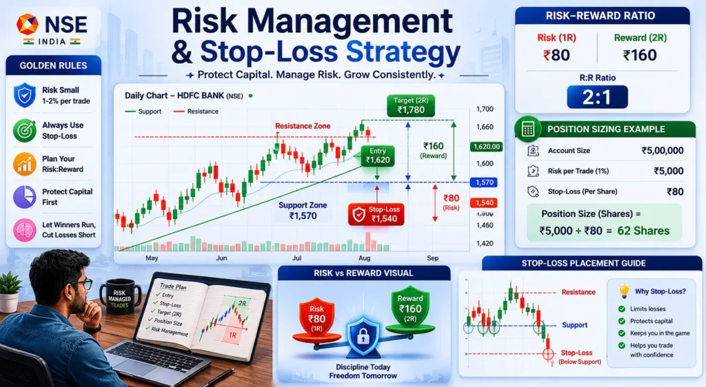 Stock trading risk management and stop-loss strategy for beginners